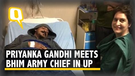 bhim army chief meets priyanka gandhi